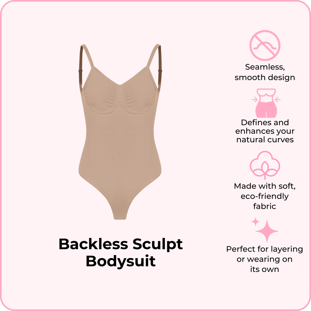 Backless Sculpt Bodysuit