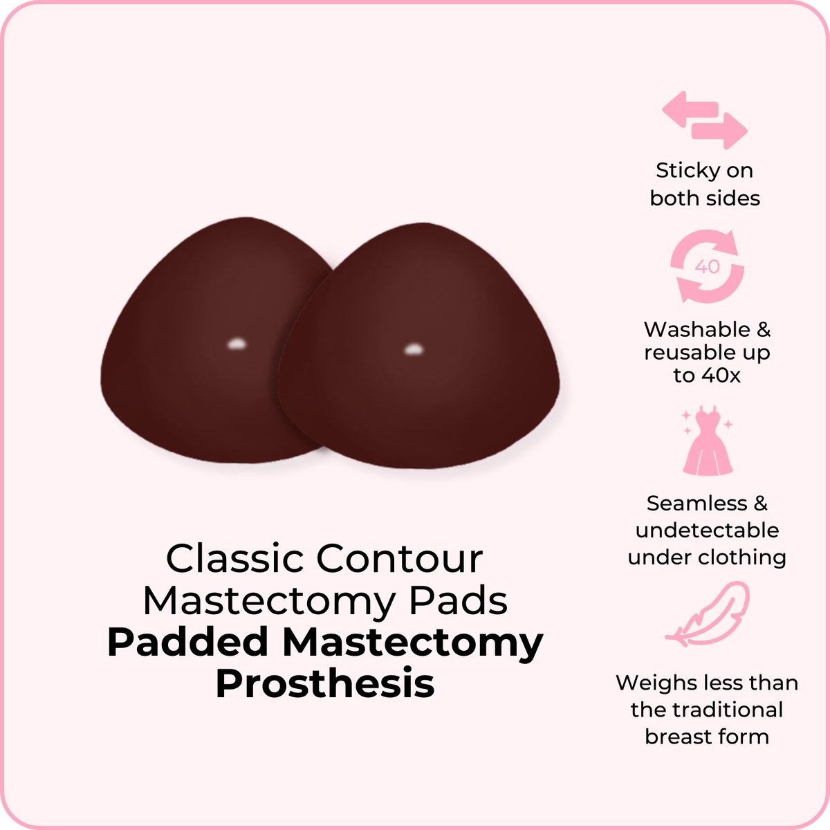 Classic Contour Mastectomy Pads