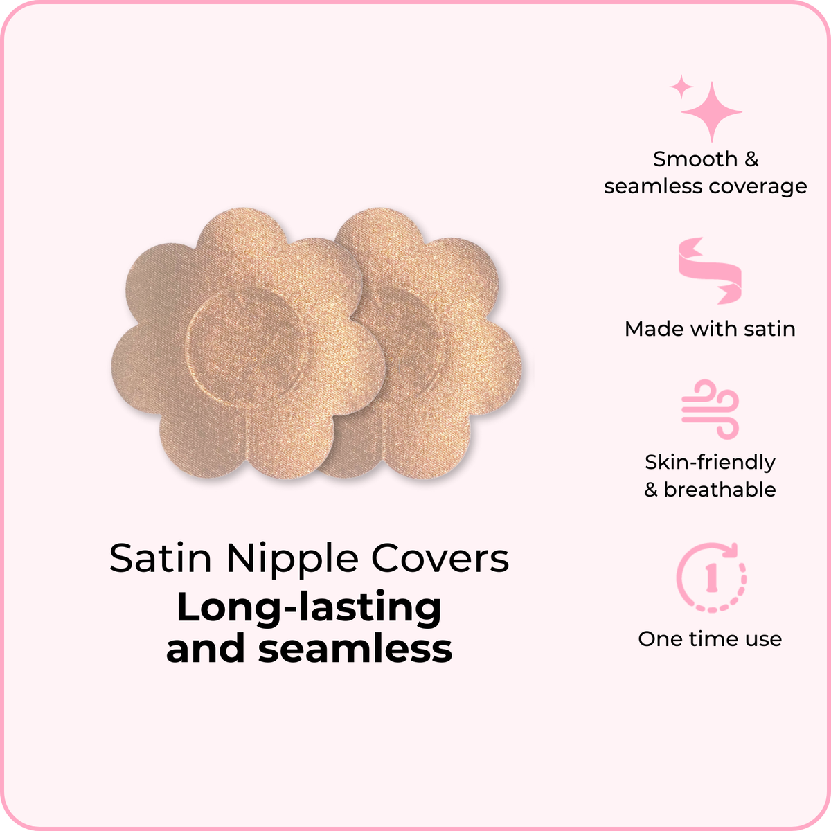 Satin Nipple Covers