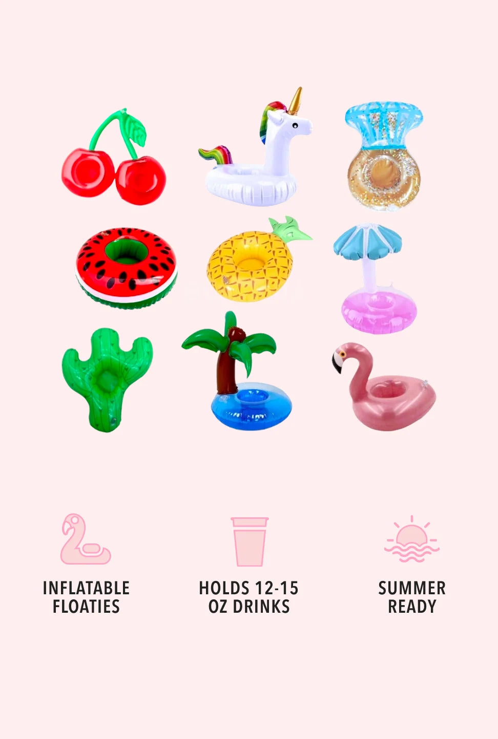 Mini Inflatable Drink Floaties